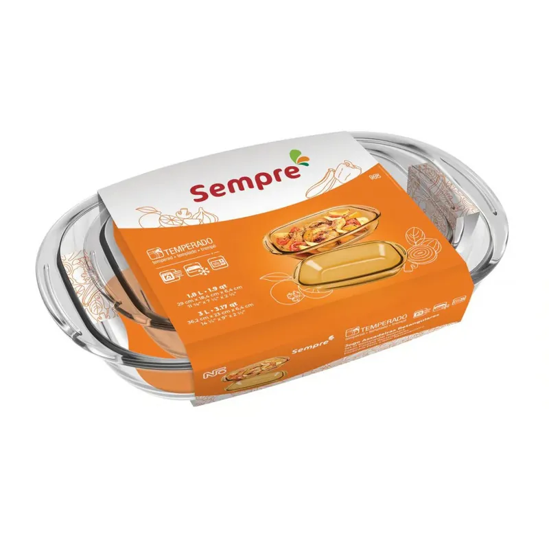 set-2-fuentes-rectangular-sempre-1 Set 2 Fuentes de Vidrio Rectangulares - Sempre - Imagen 1