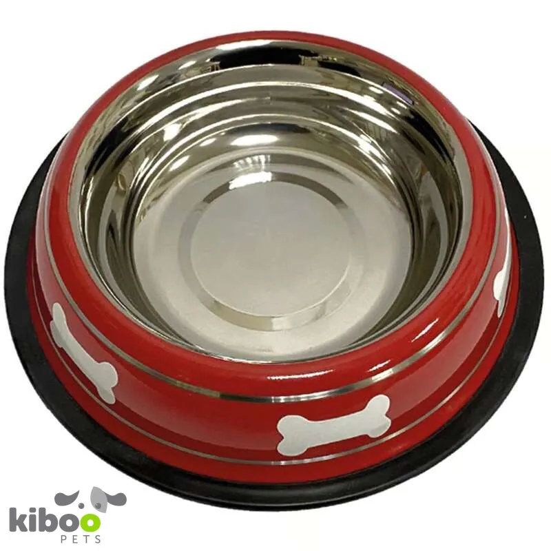 Plato-acero-TL-2 Plato de Mascotas de Acero Antideslizante - Kiboo® - Imagen 1