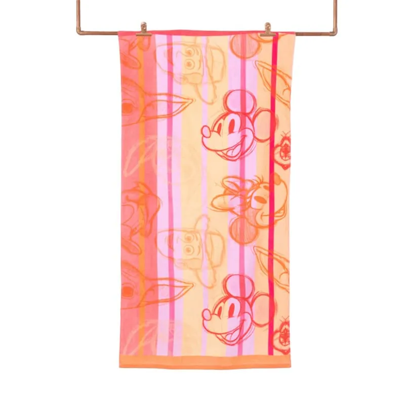 Toalla de playa con bolso Disney 100 Alegres 1 Toallas de Playa con Bolso Disney 100 Alegres - Imagen 1