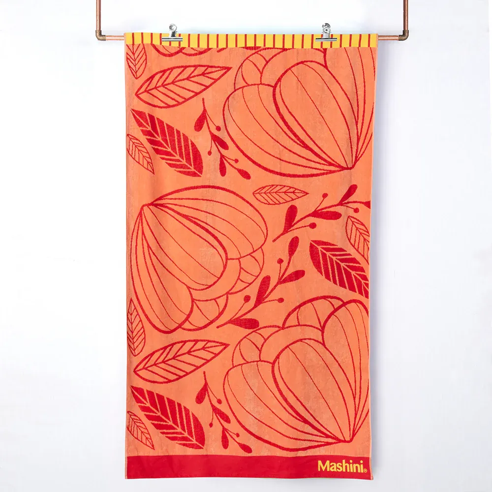 Toalla-de-playa-jacquard-100×180-flonia-1 Toalla Playa Jacquard Algodón 100x180 cms Flonia - Mashini - Imagen 1