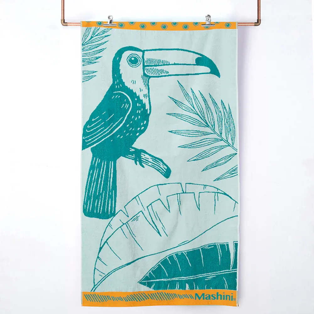 Toalla-de-playa-jacquard-80x160-tropico-1 Toalla Playa Jacquard Algodón 80x160 cms Tropico - Mashini - Imagen 1