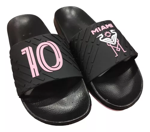 sandalia-messi-miami-black-black Sandalia Messi Miami - Moletto - Imagen 1
