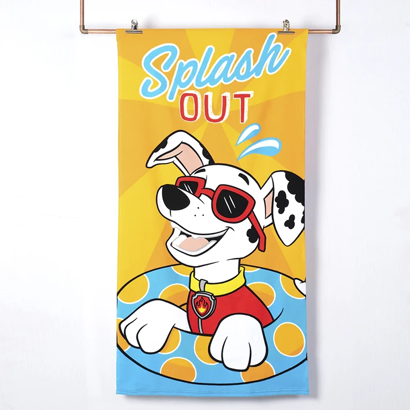 Toalla de playa con bolso paw patrol splash 1 Toallas de Playa con Bolso Paw Patrol Splash - Imagen 1