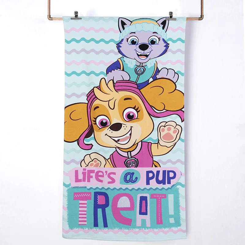 Toalla de playa con bolso paw patrol treat 1 Toallas de Playa con Bolso Paw Patrol Treat - Imagen 1