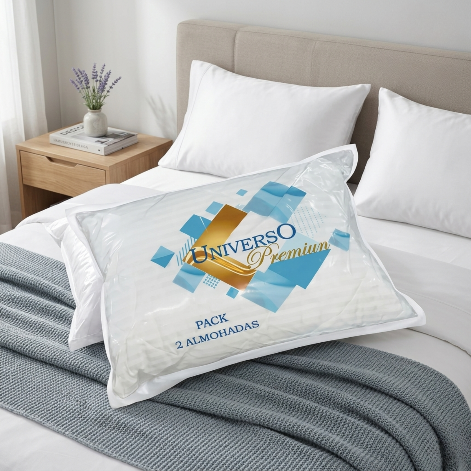 Sin título (1080 x 1080 mm) (31) Pack 2 Almohadas Universo Premium Acolchada - Imagen 1