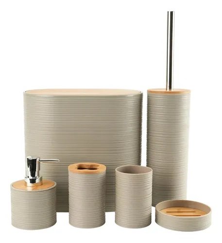 img_5609 Set de Baño Bambú Anaís color beige - Imagen 1