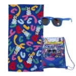 Set Toalla, Lentes de Sol y Bolso Bluey Letras - Imagen 3