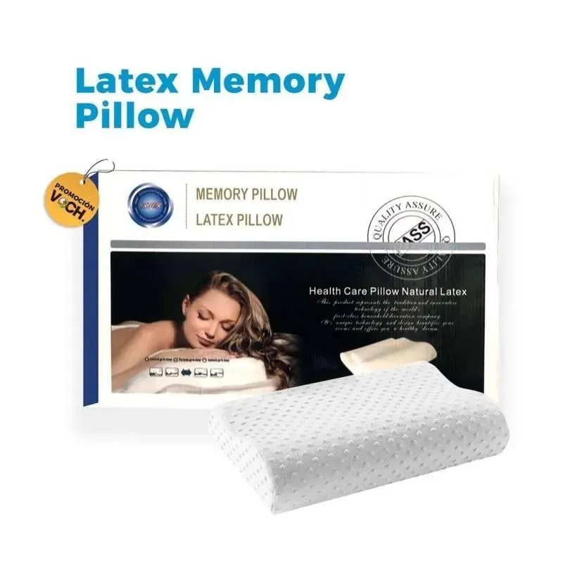 amohada-memory-pillow-latex-2 Almohada Memory pillow látex 40x60 - Imagen 1