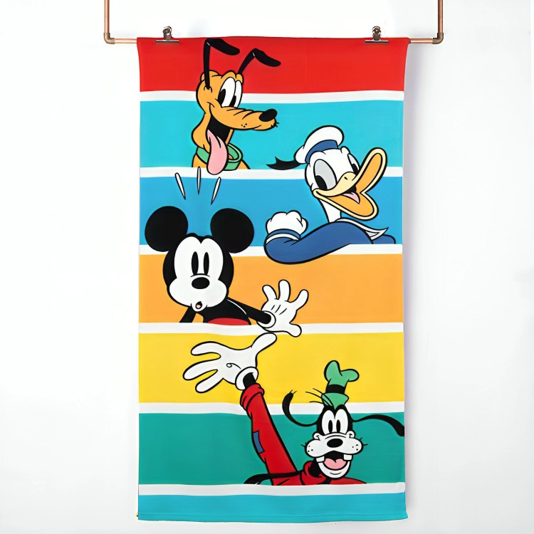 mikey friend 1 Toalla Playa con Bolso Mickey Friend - Imagen 1
