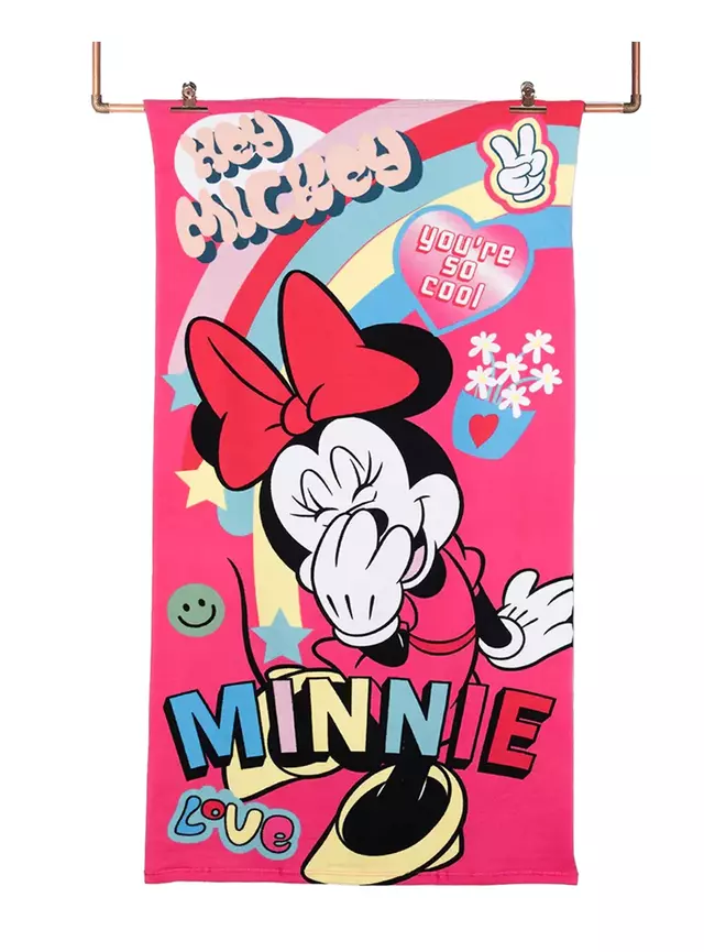 minnie hey 1 Toalla con Bolso Minnie Hey - Imagen 1