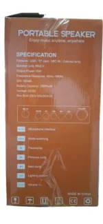 Parlante con microfono CS-0814 PORTABLE - Imagen 3