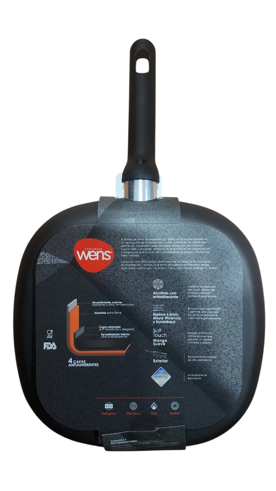 sarten 28 cm wens antiaderente Sartén Firenze 28 cm Antiadherente de Alta Resistencia - Wens® - Imagen 1