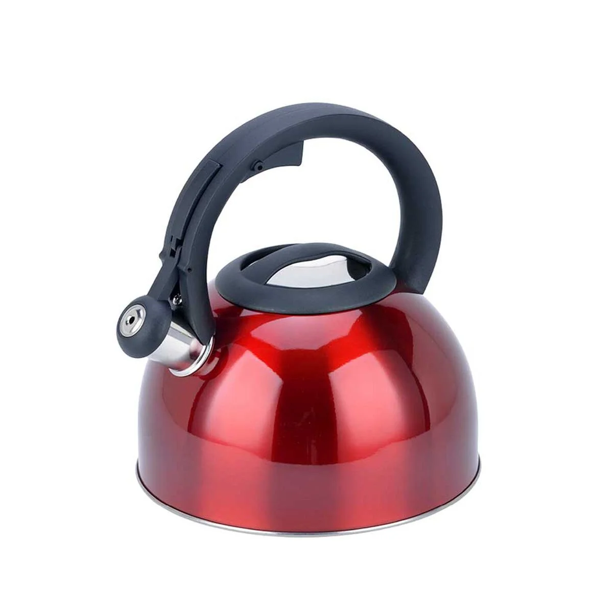 tetera doral roja 3 Tetera Doral Minerva 3 L – Acero Inoxidable con Mango Push Safe - Imagen 1