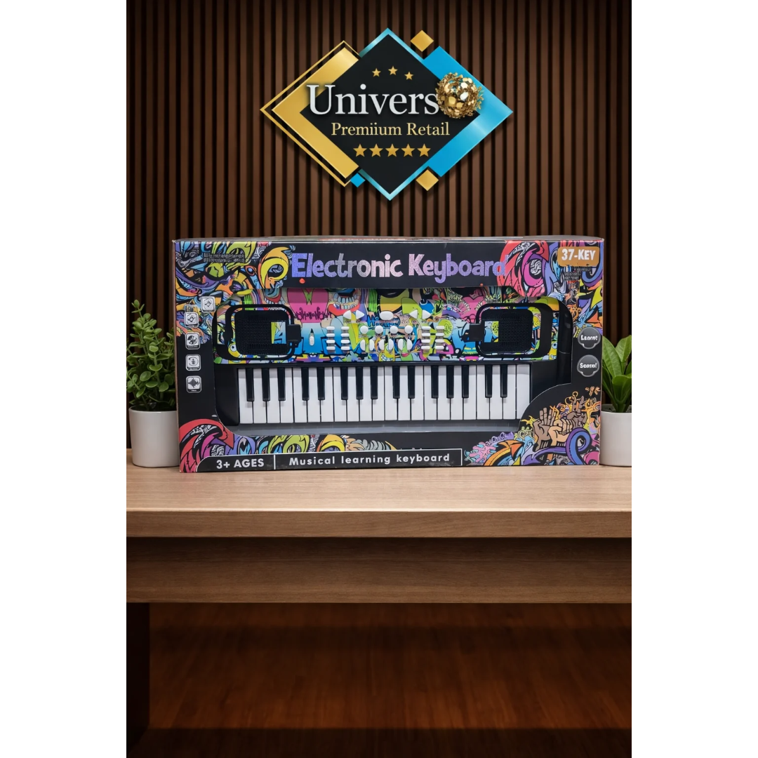 teclado-electrico Teclado Electrónico Infantil 37 Teclas – Aprendizaje Musical - Imagen 1