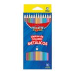 Lápices de Colores Metálicos Proarte Color – 12 Unidades 3 mm - Imagen 2