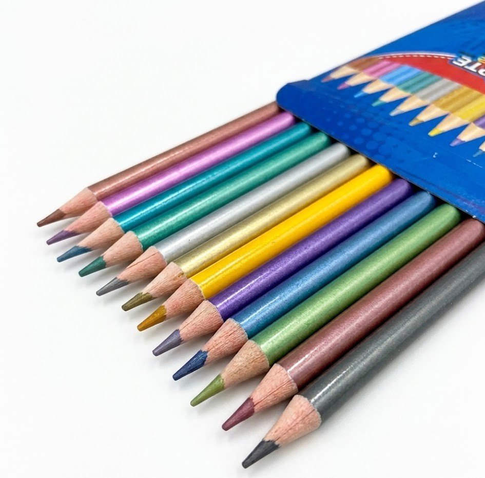 lapiz metalico2 Lápices de Colores Metálicos Proarte Color – 12 Unidades 3 mm - Imagen 1