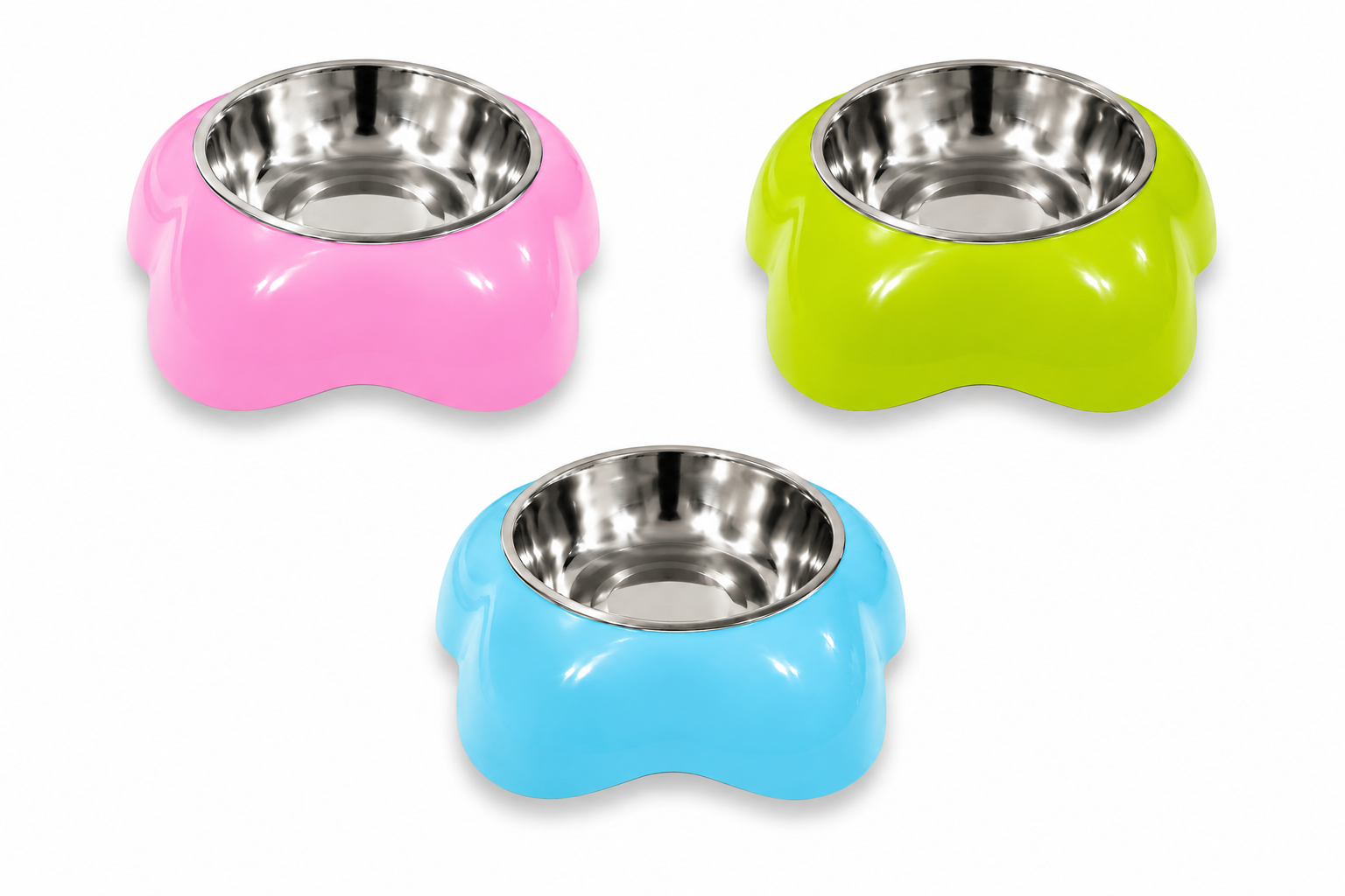 PLATOS TALLA L Plato de Comida Kiboo para Gato – Talla L (Pack x48 / 3 Colores) - Imagen 1