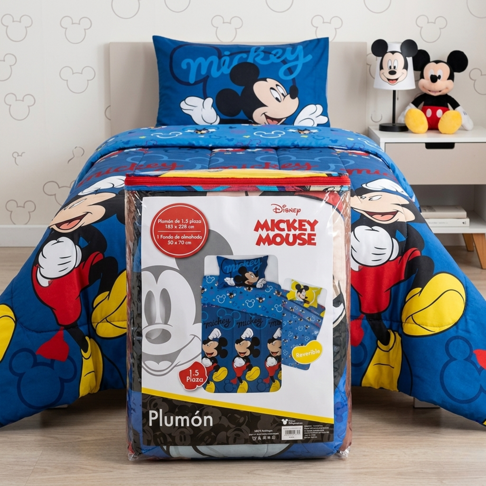 Sin título (1080 x 1080 mm) (22) PLUMON DISNEY MICKEY 1.5 Plazas - Imagen 1