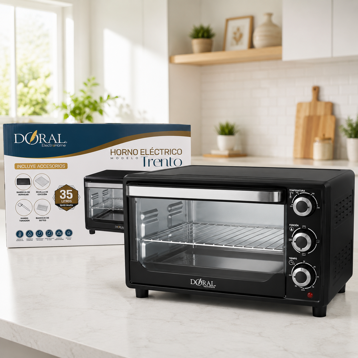 HORNO ELECTRICO DORAL 35 LITROS HORNO ELECTRICO 35L DORAL - Imagen 1