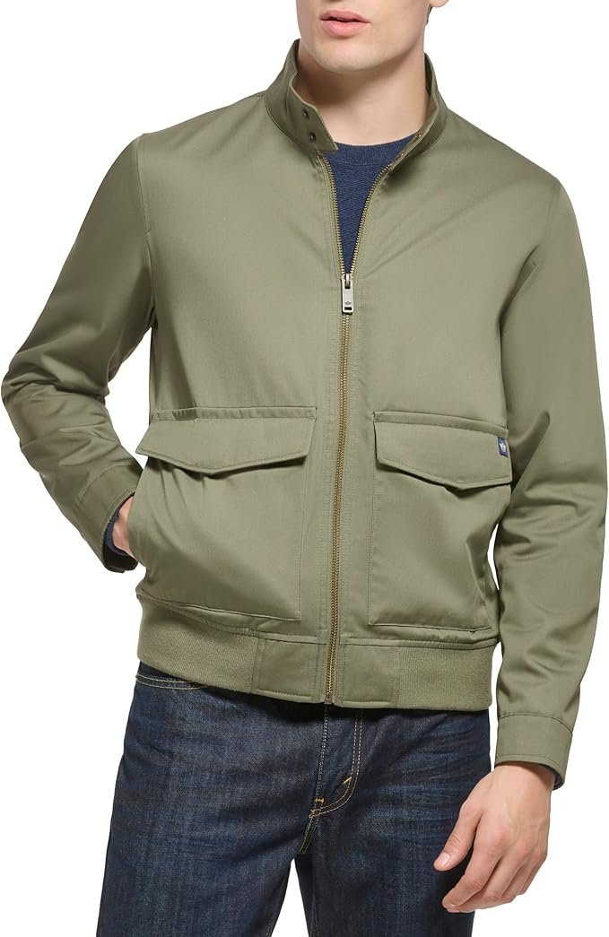 Dockers Bomber Jacketgreen4 Chaqueta bomber para hombre con dos bolsillos - Dockers® - Imagen 1