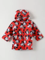 CHAQUETA INFANTIL DISNEY ROJO IMPERMEABLE MICKEY