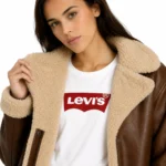 Chaqueta Aviadora Chiporro Sherpa Café Talla L - Levi's® - Imagen 2