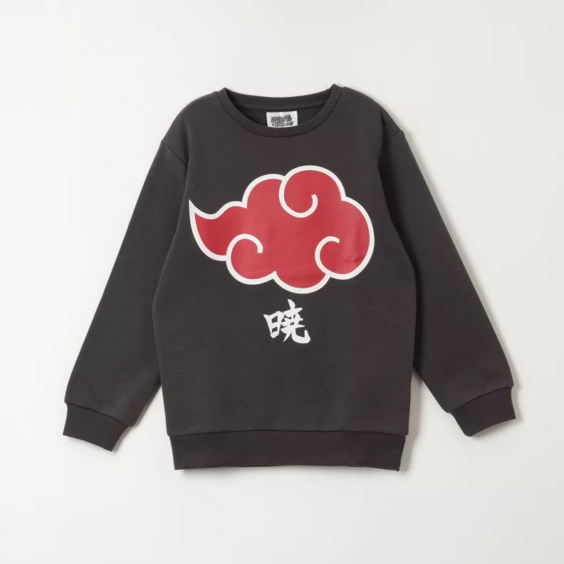 poleron naruto Poleron Niño Akatsuki Negro Naruto - Imagen 1