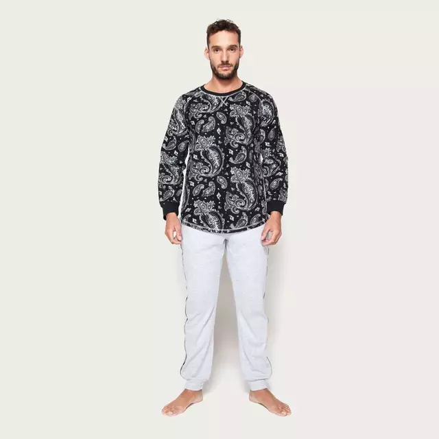 PIJAMA M Pijama Hombre Largo Micropolar Talla M - Palmers® - Imagen 1