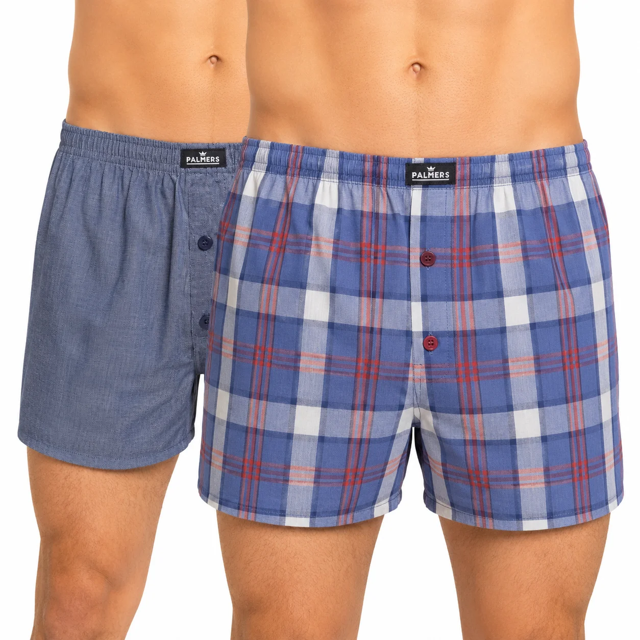 boxer holgado 3 Boxer Pack 2 Algodón Holgado Talla S - Palmers® - Imagen 1