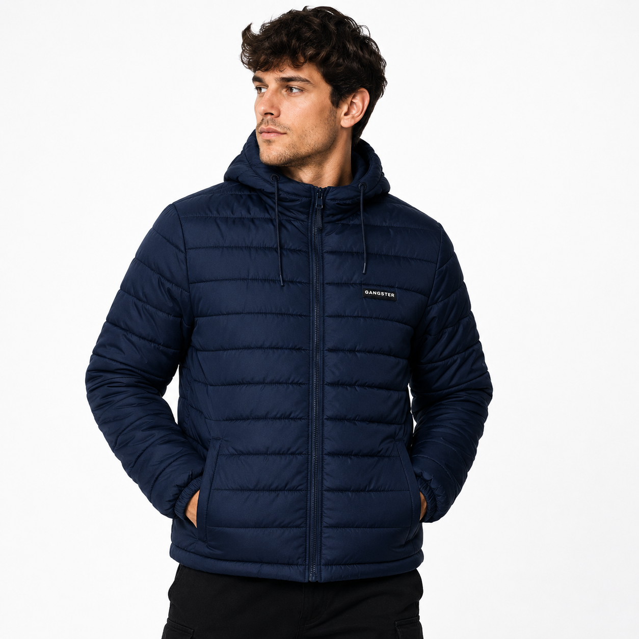 parka gangster PARKA HOMBRE AZUL - GANGSTER® - Imagen 1