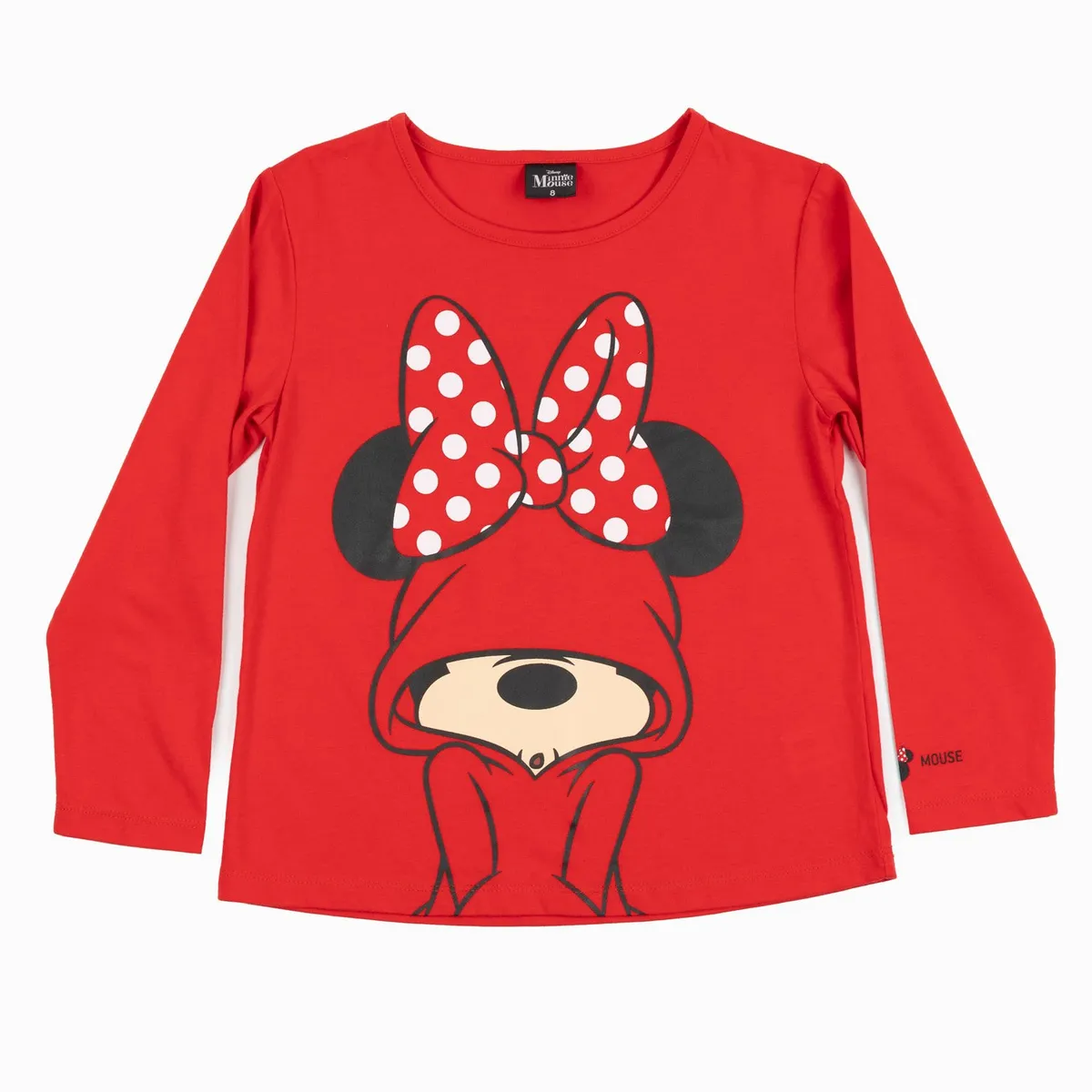 polera minnie roja POLERA MANGA LARGA NIÑA MINNIE ROJO DISNEY® - Imagen 1