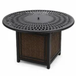 Set de Terraza para Exterior Hazelhurst de 5 Piezas con Mesa Fogón a Gas - Home Decorators Collection - Imagen 4