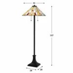 Lámpara de Pie Fallsdale de 60 pulgadas con 2 luces - Home Decorators Collection - Imagen 3