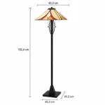 Lámpara de Pie Margrave de 60 pulgadas con 2 luces - Home Decorators Collection - Imagen 2