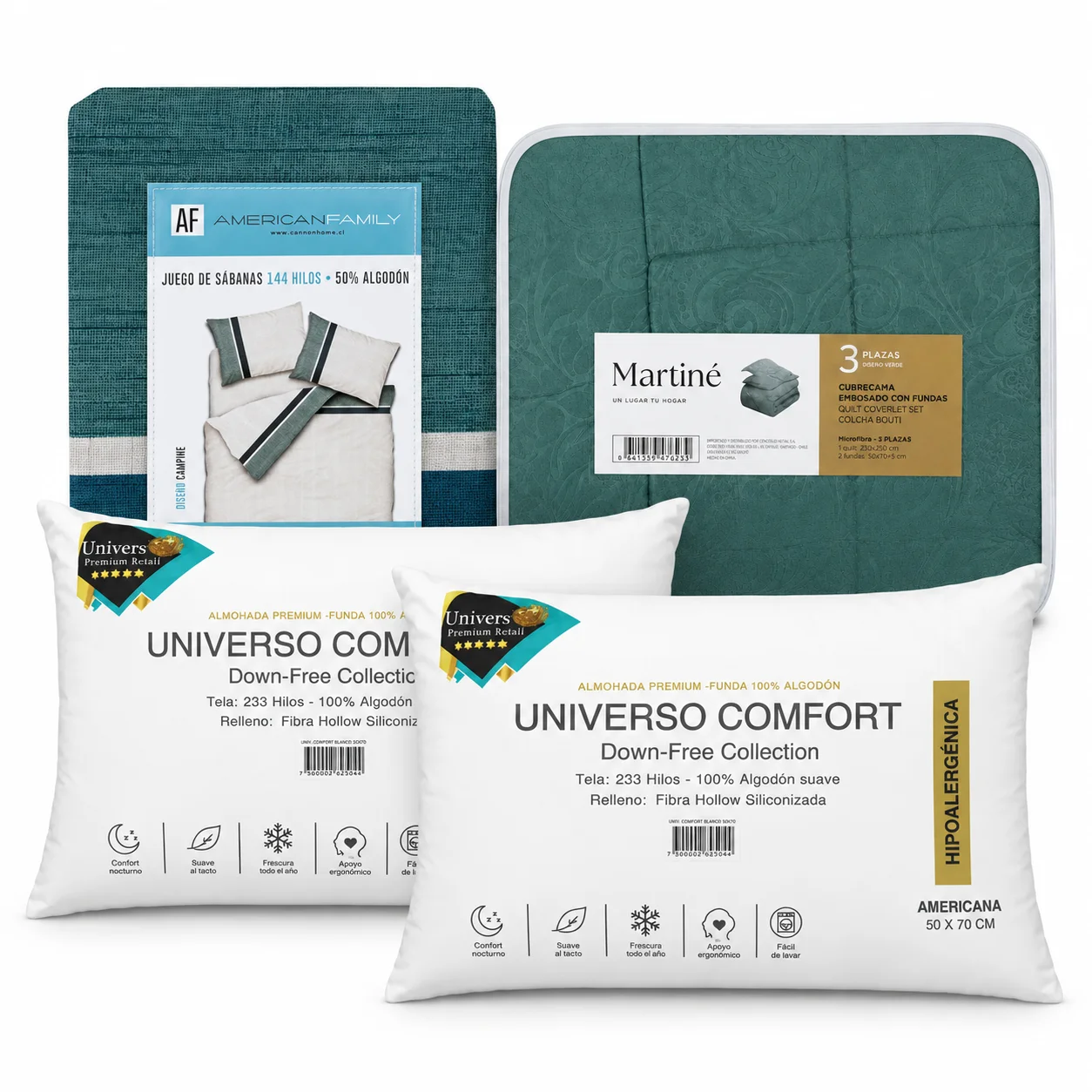 promo dormitorio PACK DORMITORIO UNIVERSO - Imagen 1
